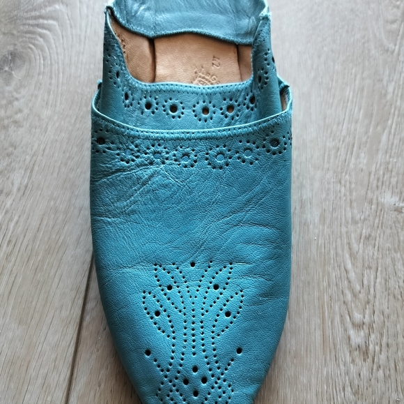 Traditional Moroccan Leather slippers - Picture 9 of 9